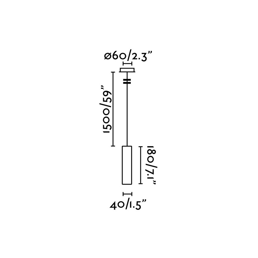 FARO 29895 - LED Pakabinamas sietynas ORA LED/4W/230V juodas