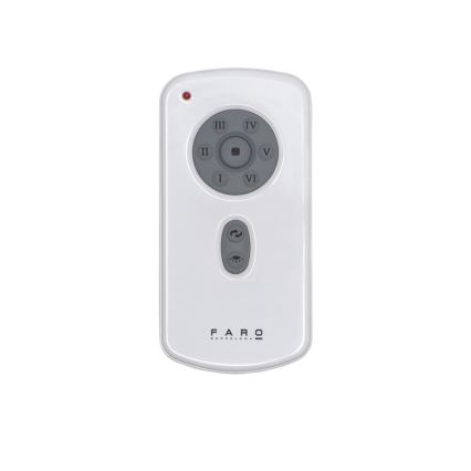 FARO 32030 - Lubinis ventiliatorius MINI ETERFAN juoda diametras 128 cm + nuotolinio valdymo pultas
