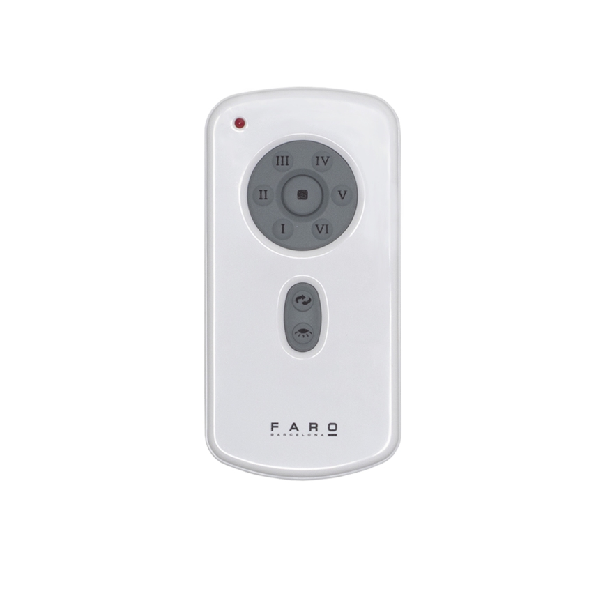 FARO 32030 - Lubinis ventiliatorius MINI ETERFAN juoda diametras 128 cm + nuotolinio valdymo pultas