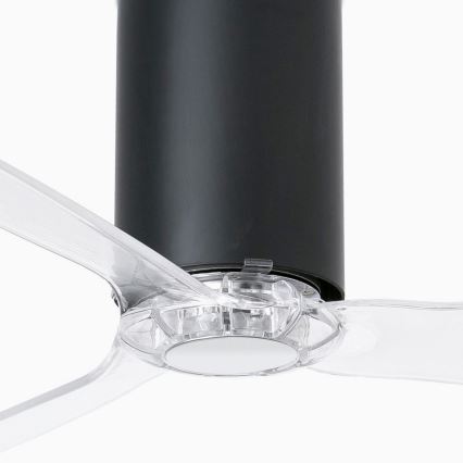 FARO 32041WP - Lubinis ventiliatorius MINI TUBE FAN M juodas d. 128 cm SMART + valdymo pultas