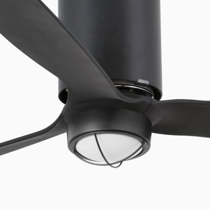 FARO 32043WP-10 - LED Lubinis ventiliatorius MINI TUBE FAN M LED/16W/230V juodas d. 128 cm SMART + valdymo pultas