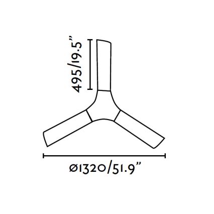 FARO 33317 - Lubinis ventiliatorius LAKKI