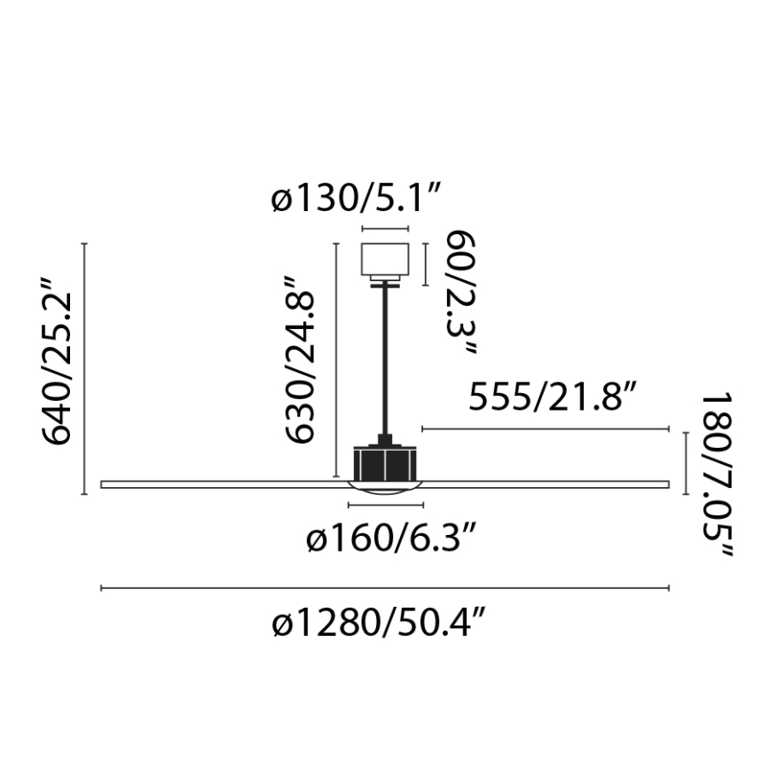 FARO 33395-10 - LED lubinis ventiliatorius JUST FAN LED/16W/230V juodas/rudas + nuotolinio valdymo pultas