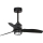 FARO 33424WT1N - reguliuojamas LED lubų ventiliatorius JUST FAN su LED apšvietimu 16W/230V, skersmuo 81 cm, juodas, Wi‑Fi Tuya + nuotolinio valdymo pultas