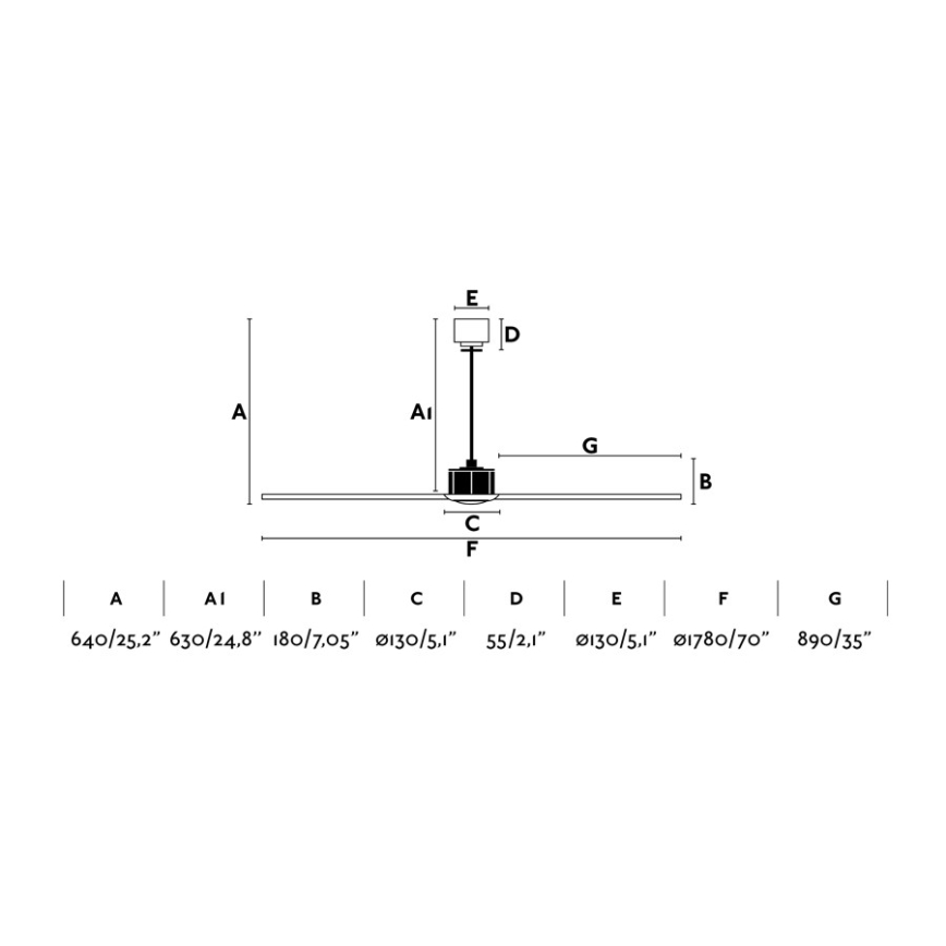 FARO 33430 - Lubinis ventiliatorius JUSTFAN