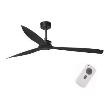FARO 33432 - Lubinis ventiliatorius JUST FAN XL diametras 178 cm juoda + nuotolinio valdymo pultas