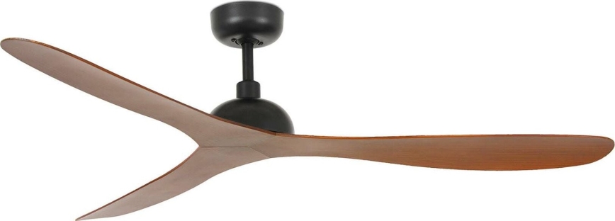 FARO 33447WT - Lubinis ventiliatorius GOTLAND L ruda/juoda diametras 132 cm Wi-Fi Tuya + nuotolinio valdymo pultas