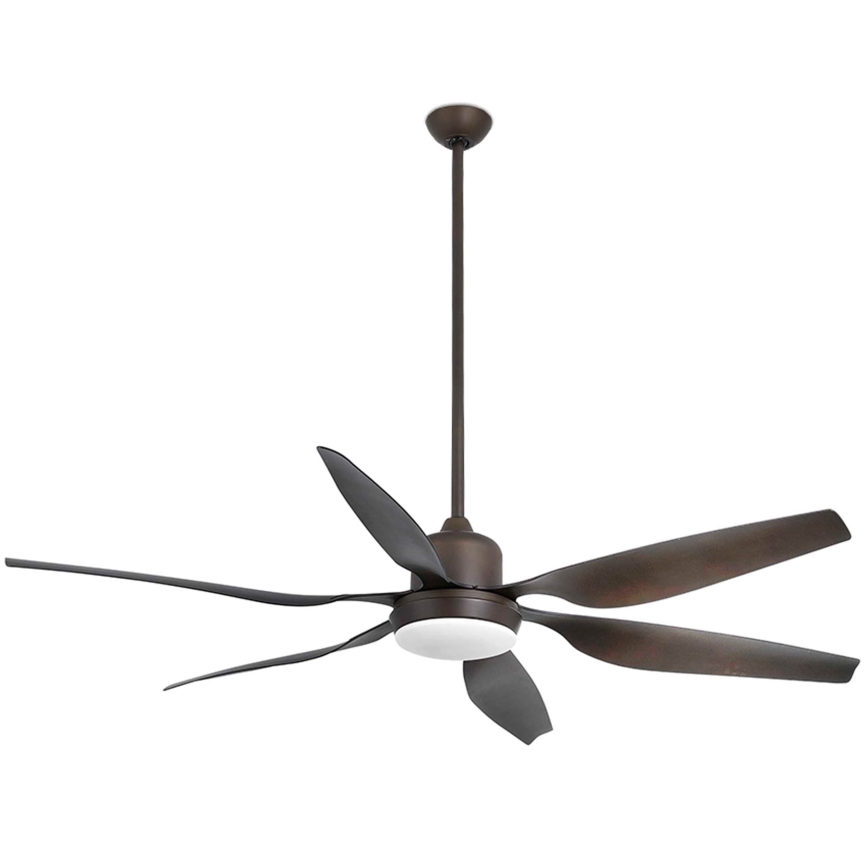 FARO 33466A - Lubinis ventiliatorius TILOS 2xE27/15W/230V wenge + nuotolinio valdymo pultas