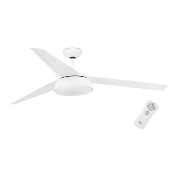 FARO 33549 - LED Reguliuojamas lubinis ventiliatorius VULCANO LED/25W/230V baltas + VP