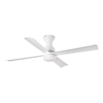 FARO 33756WT - LED lubinis ventiliatorius FRASER XL LED/16W/230V balta diametras 120 cm Wi-Fi Tuya + nuotolinio valdymo pultas