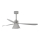 FARO 33762WT-24 - LED Reguliuojamas lubinis ventiliatorius AMELIA L CONE LED/20W/230V 2700/3500/5000K pilka diametras 132 cm Wi-Fi Tuya + nuotolinio valdymo pultas
