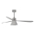 FARO 33762WT-24 - LED reguliuojamas lubinis ventiliatorius AMELIA L CONE LED/20W/230V 2700/3500/5000K pilkas skersmuo 132 cm Wi-Fi Tuya + nuotolinis valdymas