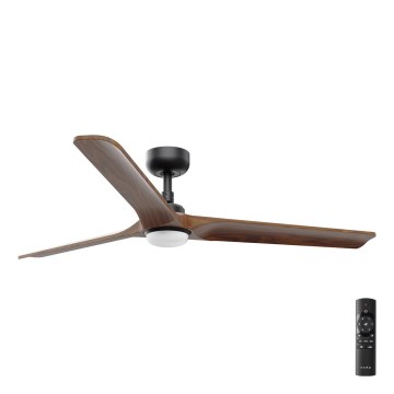 FARO 33809-1TW - LED reguliuojamas ventiliatorius HEYWOOD LED/10W/230V 2700/4000/6500K skersmuo 132 cm + nuotolinio valdymo pultas