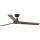 FARO 33809WT - Lubinis ventiliatorius HEYWOOD L mediena/juoda skersmuo 132 cm Wi-Fi Tuya + nuotolinis valdymas