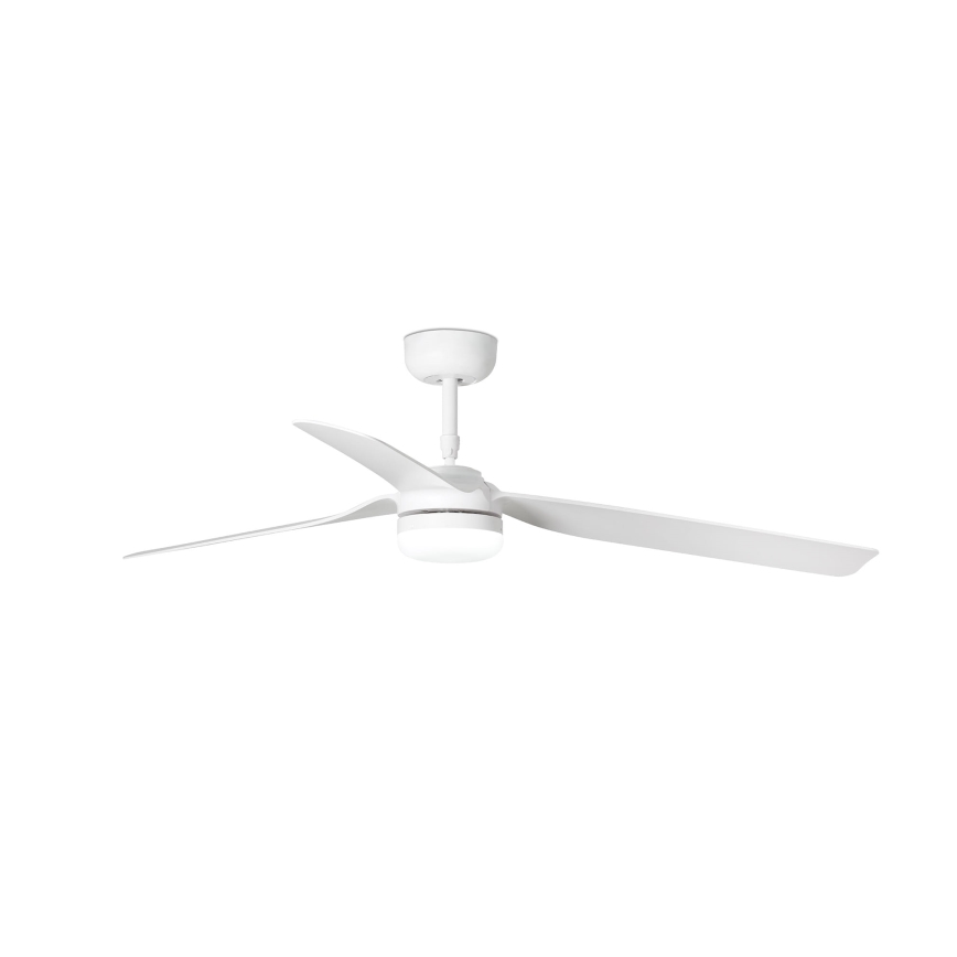 FARO 33814WT-20 - LED Reguliuojamas lubinis ventiliatorius PUNT M LED/18W/230V 3000/4200/6500K balta diametras 132 cm Wi-Fi Tuya + nuotolinio valdymo pultas