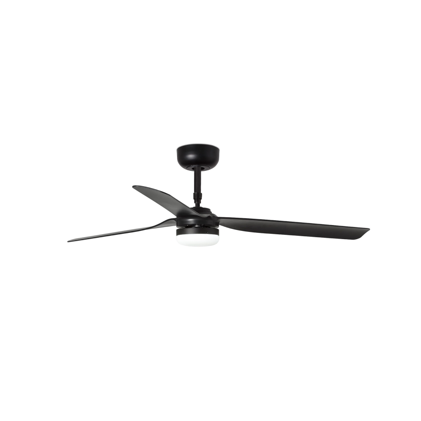 FARO 33815WT-21 - LED reguliuojamas lubų ventiliatorius PUNT M LED/18W/230V 2700/3000/4000K juodas skersm. 132 cm Wi-Fi Tuya + su nuotoliniu pulteliu