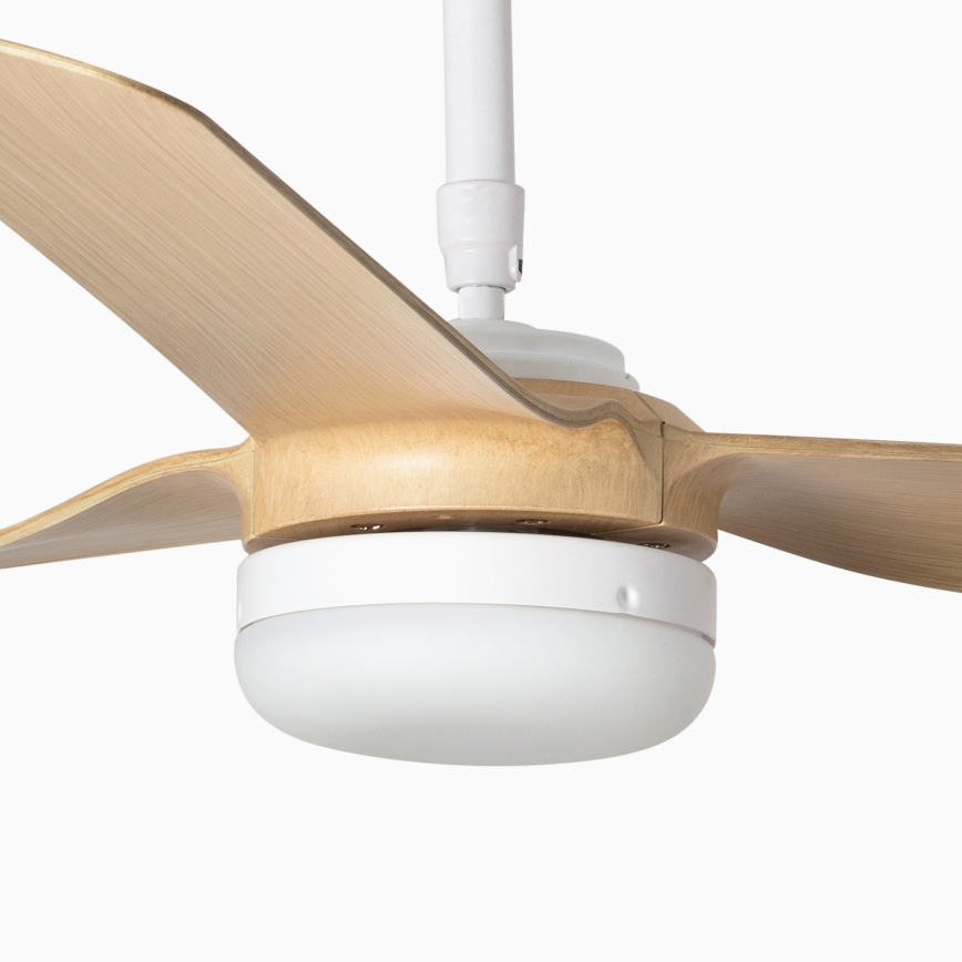 FARO 33816-20 - LED lubinis ventiliatorius PUNT LED/18W/230V Wi-Fi smėlinė/balta + nuotolinis valdymas