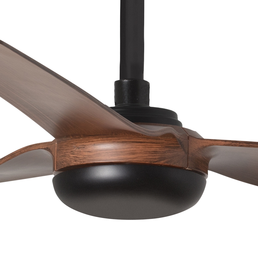 FARO 33817WT - Lubinis ventiliatorius PUNT M ruda/juoda diametras 132 cm Wi-Fi Tuya + nuotolinio valdymo pultas