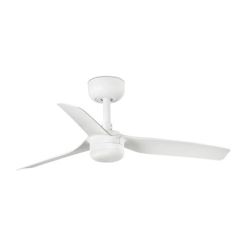 FARO 33820-1TW - Reguliuojamas LED lubinis ventiliatorius MINI PUNT S LED/10W 2700/3000/4000K baltas Ø 90 cm + nuotolinis pultas
