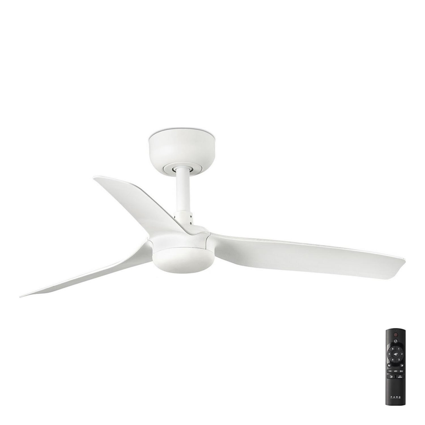 FARO 33820 - Lubinis ventiliatorius MINI PUNT S balta diametras 90 cm + nuotolinio valdymo pultas