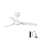 FARO 33820WP - Lubinis ventiliatorius MINI PUNT S baltas d. 90 cm SMART + valdymo pultas