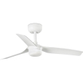FARO 33820WT-1TW - LED Pritemdomas lubinis ventiliatorius MINI PUNT S LED/10W/230V 2700/4000/6000K balta diametras 90 cm Wi-Fi Tuya + nuotolinio valdymo pultas