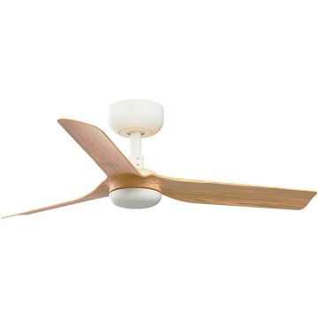 FARO 33821WT - Lubinis ventiliatorius MINI PUNT S ruda/balta diametras 90 cm Wi-Fi Tuya + nuotolinio valdymo pultas