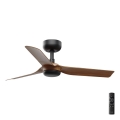 FARO 33823 - Lubinis ventiliatorius MINI PUNT S ruda/juoda diametras 90 cm + nuotolinio valdymo pultas