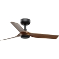 FARO 33823WT - Lubinis ventiliatorius MINI PUNT S ruda/juoda diametras 90 cm Wi-Fi Tuya + nuotolinio valdymo pultas
