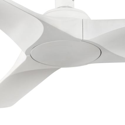 FARO 33824WT - Lubinis ventiliatorius HEY S balta diametras 90 cm Wi-Fi Tuya + nuotolinio valdymo pultas