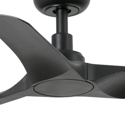 FARO 33825WT - Lubinis ventiliatorius HEY S juoda diametras 90 cm Wi-Fi Tuya + nuotolinio valdymo pultas