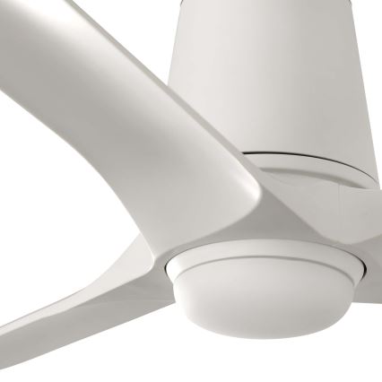 FARO 33826-1TW - LED reguliuojamas lubinis ventiliatorius HEY TUB su LED/10W/230V 2700/3000/4000K, balta, skersmuo 90 cm + su nuotoliniu pulteliu