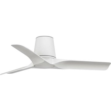 FARO 33826WT - Lubinis ventiliatorius HEY TUB S balta diametras 90 cm Wi-Fi Tuya + nuotolinio valdymo pultas