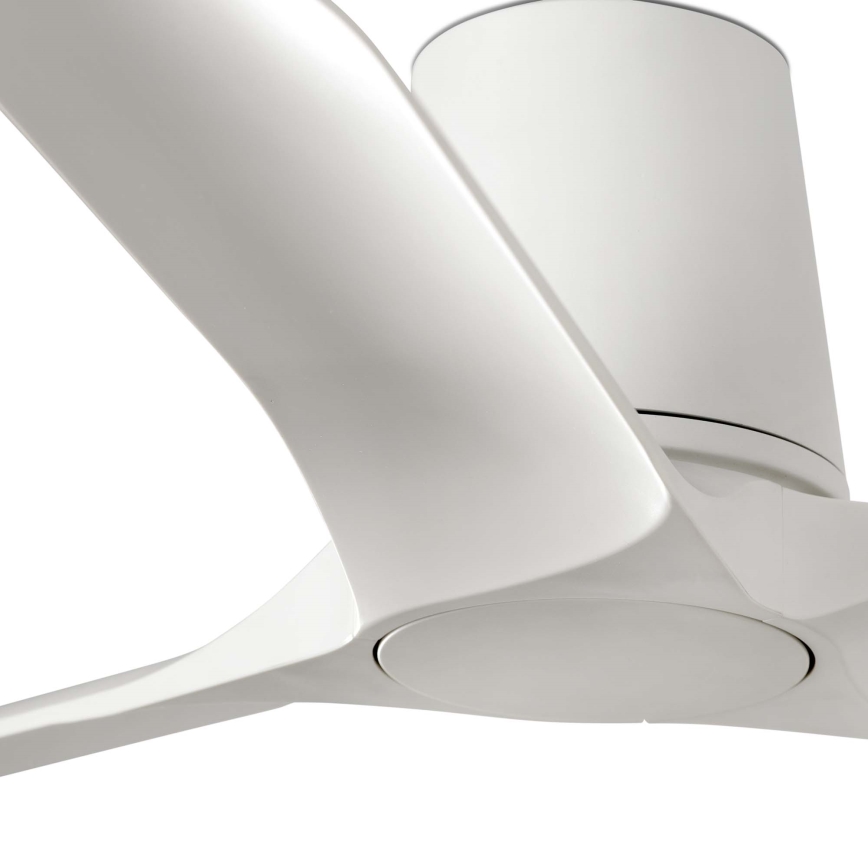 FARO 33826WT - Lubinis ventiliatorius HEY TUB S balta diametras 90 cm Wi-Fi Tuya + nuotolinio valdymo pultas