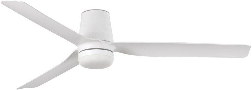 FARO 33828WT-1TW - LED Reguliuojamas lubinis ventiliatorius PUNT TUB M LED/18W/230V 3000/4200/6500K balta diametras 132 cm Wi-Fi Tuya + nuotolinio valdymo pultas