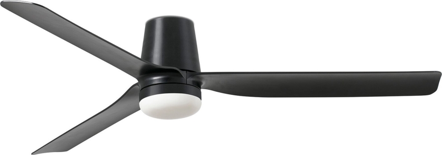 FARO 33830WT-1TW - LED Reguliuojamas lubinis ventiliatorius PUNT TUB M LED/18W/230V 3000/4200/6500K juoda diametras 132 cm Wi-Fi Tuya + nuotolinio valdymo pultas