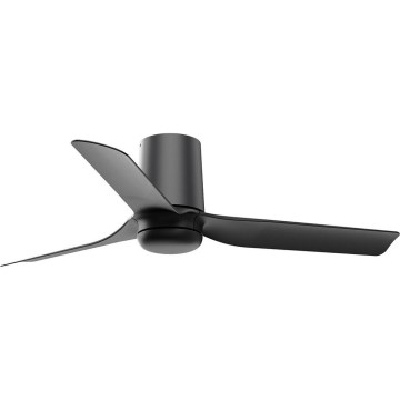 FARO 33834-Lubinis ventiliatorius MINI PUNT TUB S juoda diametras 90 cm + nuotolinio valdymo pultas