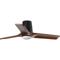 FARO 33837WT-1TW - LED Reguliuojamas lubinis ventiliatorius HEYWOOD TUB S LED/10W/230V 2700/4000/6000K pušis/balta diametras 90 cm Wi-Fi Tuya + nuotolinio valdymo pultas