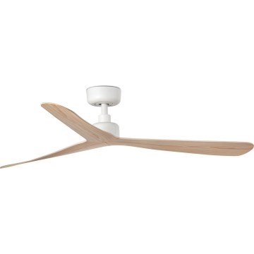 FARO 34195 - Lubų ventiliatorius ROCKER M, skersmuo 132 cm, smėlinė/balta + nuotolinis valdymas