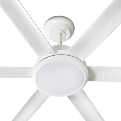 FARO 34202-130 - LED lubinis ventiliatorius ROTTERDAM XL LED/32W/230V balta diametras 200 cm + nuotolinio valdymo pultas