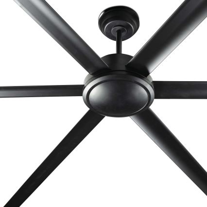 FARO 34203 - Lubinis ventiliatorius ROTTERDAM XL juoda diametras 200 cm + nuotolinio valdymo pultas