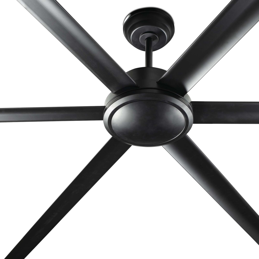 FARO 34203 - Lubinis ventiliatorius ROTTERDAM XL juoda diametras 200 cm + nuotolinio valdymo pultas