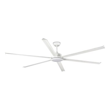 FARO 34206-130 - LED Reguliuojamas lubinis ventiliatorius ROTTERDAM XXL LED/32W/230V balta diametras 250 cm + nuotolinio valdymo pultas