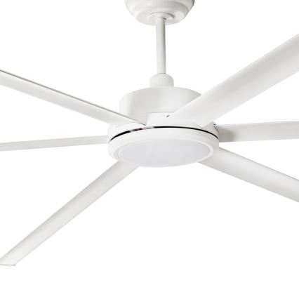 FARO 34206-130 - LED Reguliuojamas lubinis ventiliatorius ROTTERDAM XXL LED/32W/230V balta diametras 250 cm + nuotolinio valdymo pultas