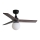FARO 34278-11L - Lubinis ventiliatorius KLIM S 1xE27/15W/230V medis/juoda diametras 92,5 cm + nuotolinio valdymo pultas