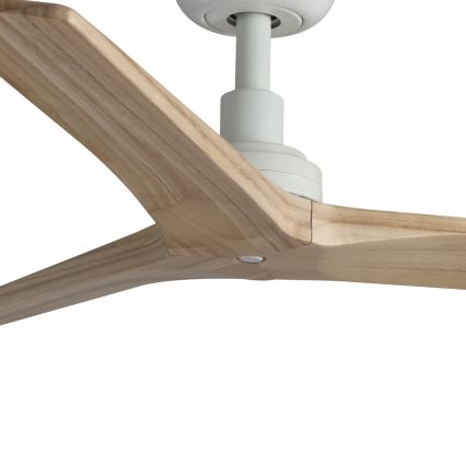 FARO 34281 - Lubinis ventiliatorius KLIM S pušis/balta diametras 92,5 cm + nuotolinio valdymo pultas
