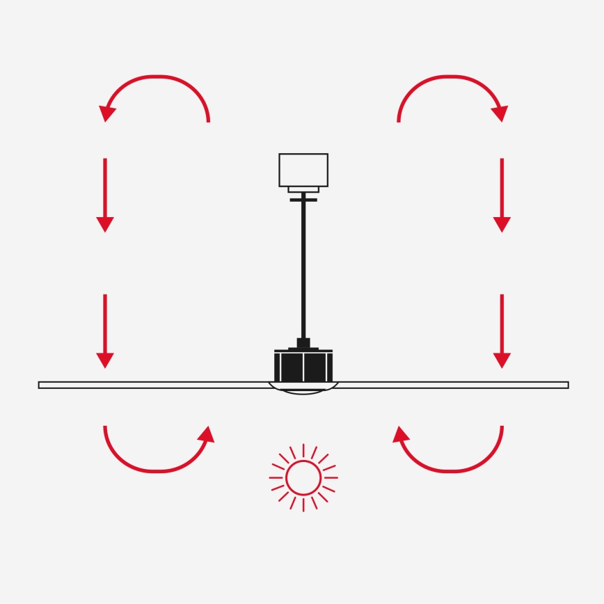 FARO 34282WT-11L - Lubinis ventiliatorius KLIM L 1xE27/15W/230V medis/juoda diametras 150 cm Wi-Fi Tuya + nuotolinio valdymo pultas