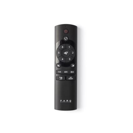 FARO 34282WT-11L - Lubinis ventiliatorius KLIM L 1xE27/15W/230V medis/juoda diametras 150 cm Wi-Fi Tuya + nuotolinio valdymo pultas