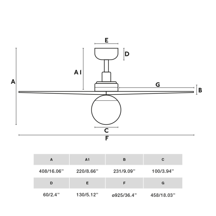 FARO 34284WT-11L - Lubinis ventiliatorius KLIM S 1xE27/15W/230V pušis/juoda diametras 92,5 cm Wi-Fi Tuya + nuotolinio valdymo pultas