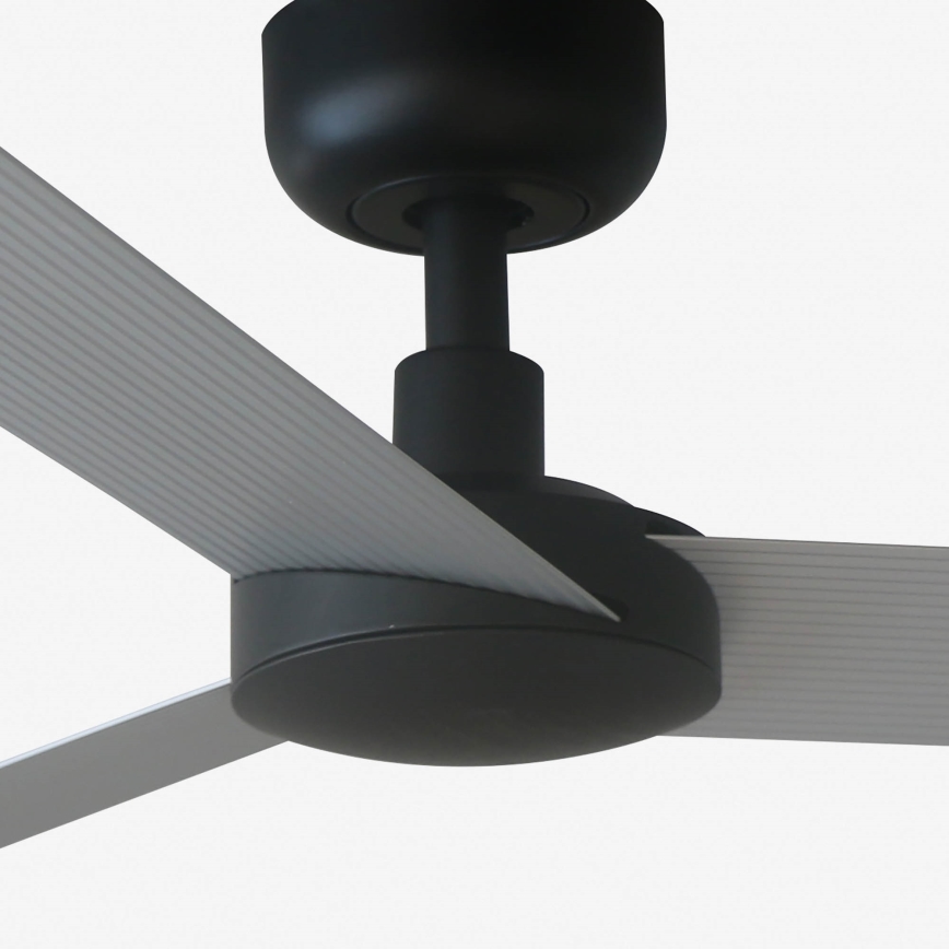 FARO 34285 - Lubinis šviestuvas CRUISER S juoda diametras 106 cm + nuotolinio valdymo pultas